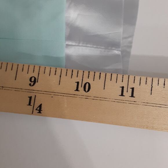 Vintage 50s/60s Nylon Bed Coat Blue Chiffon Bed Jacket Blue Peignoir Set Smocked - Picture 12 of 12